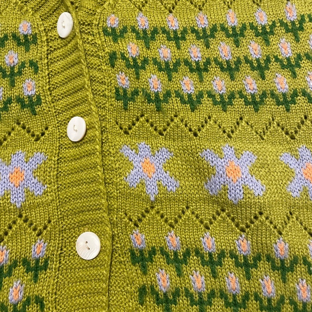 SHEIN crochet button up vest - Picture 3 of 5